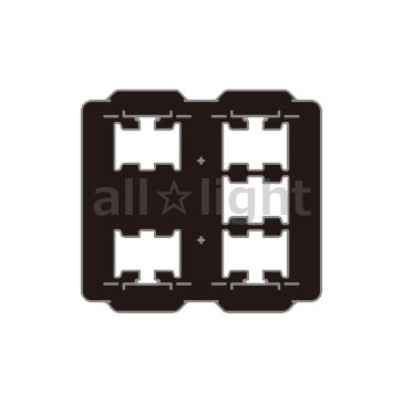 神保電器　J・WIDEシリーズ　気密パッキン（スイッチ用）　2連5個用　WJXS23