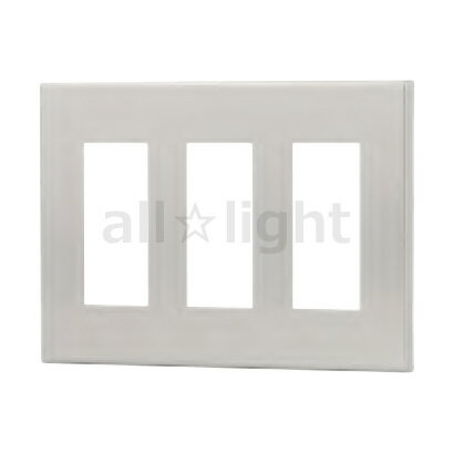 神保電器 J・WIDE SLIM SUSTE コンセントプレート 3連用 9個口 WSD333