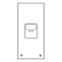 神保電器 J・WIDEシリーズ 埋込スイッチ操作板 印刷文字入り 表示灯付・マーク付 1コ用(シングル) シート:白色(ホワイト) ピュアホワイト WJNMGS...