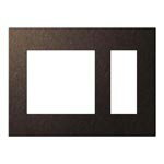 パナソニック　EXTRA（エクストラ）配線器具　エクストラメタルプレート　SO-STYLE(ソースタイル)・アドバンスシリーズ用　バイブレーション仕上げ　2連接穴用＋3コ用　ブラウン　WNS9653A