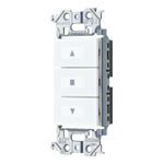 パナソニック アドバンスシリーズ配線器具 埋込電動シャッタ用押釦スイッチセット 3a接点 DC24V 50mA マットホワイト WTA5498WK