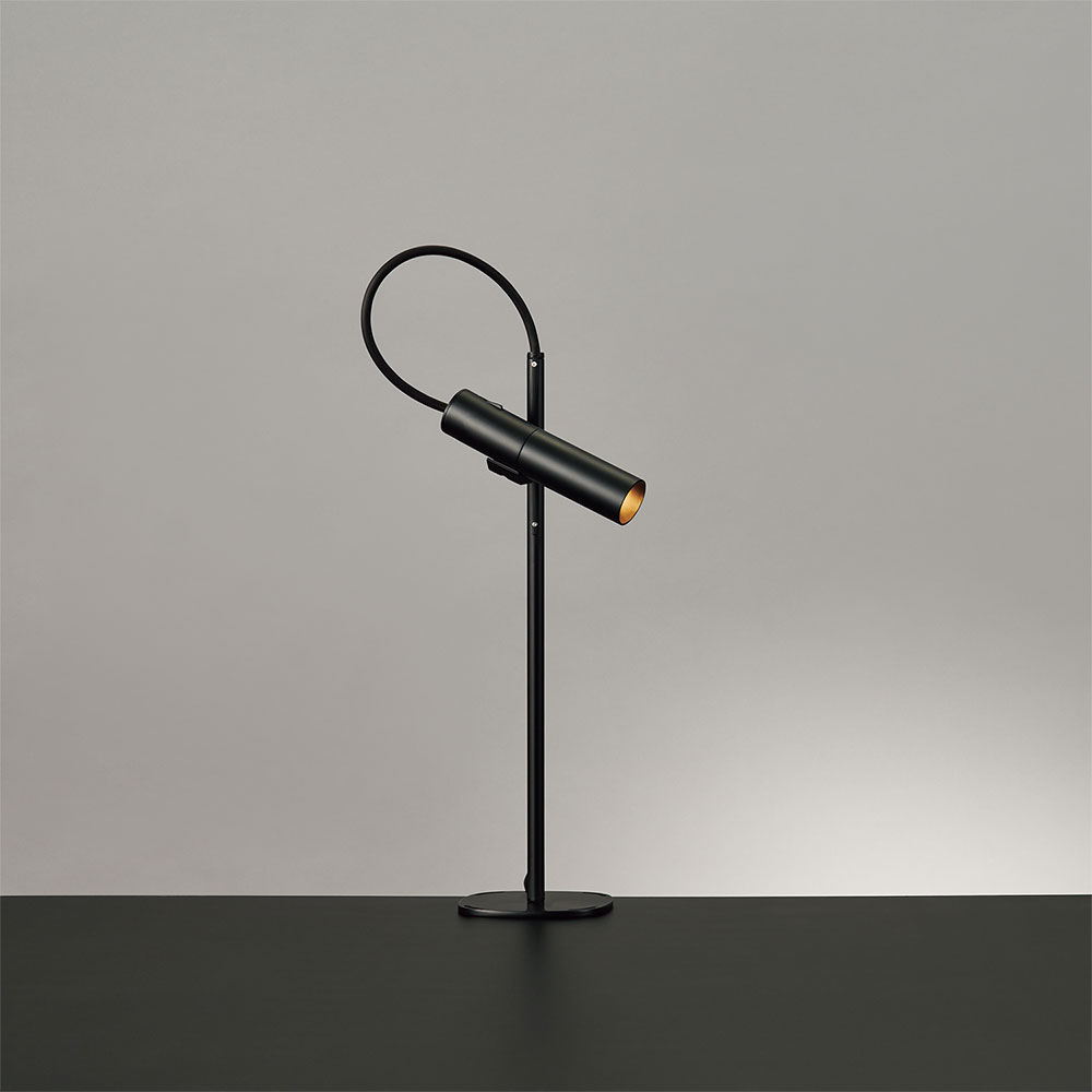 yamada LEDデスクスタンド ゼットライトシリーズ ダイクロハロゲン50W相当 昼白色 本体色：ブラック（黒） ベースタイプ 高演色 ランプ交換型 ZR30BN