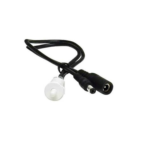 樂天商城 - スガツネ　LAMP　DCコネクター付プッシュOFFスイッチ　DC24V　5A　ホワイト　SLSW2DC24WT