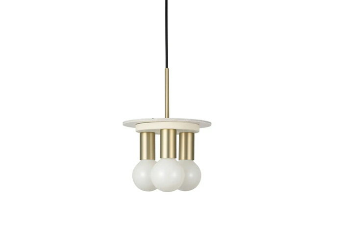 SWAN　MARBLE MOTIF PENDANT LIGHT　ペンダントライト　引掛シーリング　簡易取付　3灯タイプ　E26　リフモ　フレンチホワイト　APE-071FWH
