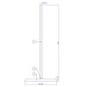 SWAN FLOOR STAND フロアスタンド EXARM KATANA用 エグザーム分オプション品フロアベース 樹脂・スチール ゴールド FB992GL