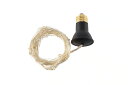 SWAN LED SWAN BULB SPARKLER イルミネーションライト ソケット型ガーランド 本体:樹脂 E26 シルバー 1m SWBS700L