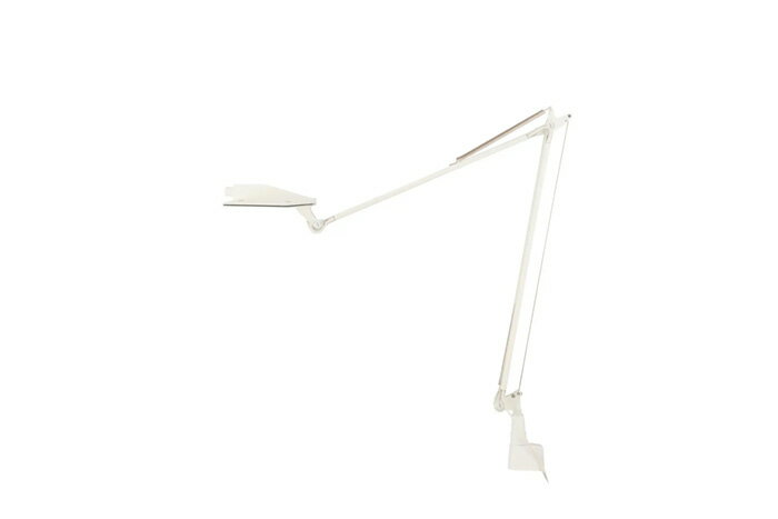 SWAN EXARM OLED LEDデスクライト クランプタイプ ダイヤルスイッチ 無段階調光(0〜100%) ホワイト 10W 200lm 3000K LEX3102WH [2]