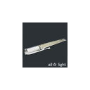 訳あり商品 岡村製作所 棚下照明器具 FL20SS用 全長894mm 100V ラインコンセント用RCプラグ付き(ランプ付) SG253P