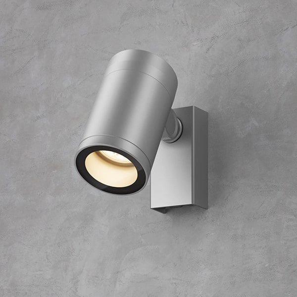 タカショー　ウォールスポットライト　100V　ルーメックL　狭角　シルバー　光源色:電球色　コード:70385200　HFBD38S ※受注生産品