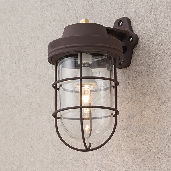 Light - タカショー　シンプルLEDマリンライト　100V　ブラケットタイプ　セピアブラウン　光源色:電球色　コード:72284600　HFCD02B