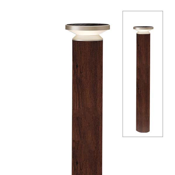 タカショー　エバーアートポールライト　100V　11型　ダークパイン　光源色:電球色　コード:71264900　HFDD85P