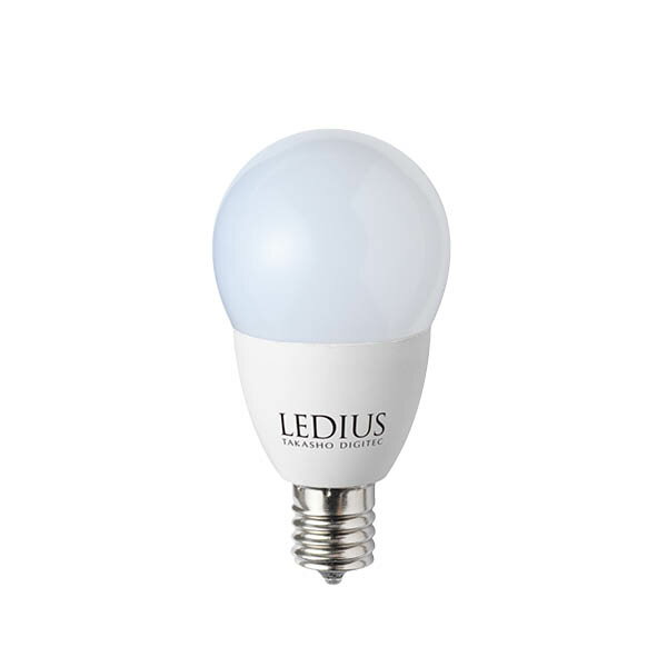 タカショー　LEDIUS（レディアス）　LED電球　ミニクリプトン形　3型　フロスト　E17(E-17)　光源色:電球色　コード:75914900　HMBD45N