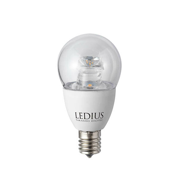 タカショー　LEDIUS（レディアス）　LED電球　ミニクリプトン形　3型　クリア　E17(E-17)　光源色:電球色　コード:75916300　HMBD47T