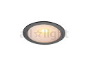 DNライティング LEDダウンライト アルディラシリーズ D-EX12 什器用薄型ダウンライト100V仕様 調光 器具色:ブラック ビーム角:100° 埋込穴φ60mm 5.0W 345lm 3000K DEX124BF ※受注生産品