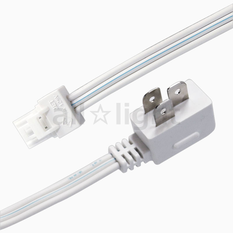 TES　LIGHTING　電源コード（ラインコンセント用）　TB－0105シリーズ　コード長500mm　白（ホワイト）　TB0105500N