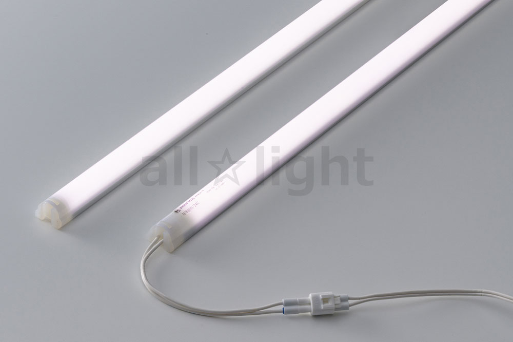 Table, Paper Lamps - プリンス　LED棚照明器具　ディーライン　冷ケース用照明　Nシリーズ　Fタイプ　全長880mm　演色LED　素適くん　NB　精肉・鮮魚用　NF880NB24C1 ※受注生産品