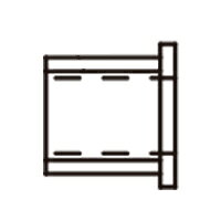 TOKISTAR　間接照明　Tシリーズ　CABLELIGHT　INDIRECTMINI/MINICHANNEL　オプション　MC用電源側エンドキャップ　ミニチャンネル専用　（器具と同時購入のみ）　MCEDL