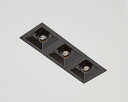 TOKISTAR LEDユニバーサルダウンライト Sシリーズ MICRO DOWNLIGHT(マイクロダウンライト) 角型 3灯式 開口穴35×115mm 屋内...