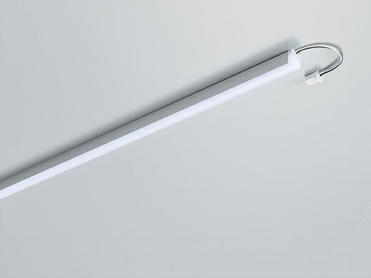 メーカー： DNL / DNライティング　 (旧ダイア蛍光 DAIA 旧ニッポ電機 NIPPO) シリーズ名：棚下・間接照明用LEDモジュール XC-LED2 ※以下のオプション品は別途必要です。 直流電源装置 渡りコードHKL マグネット受け金具XCMG マグネット受け金具ロングFLMGL マグネット受け金具HCMG コネクタホルダーCFH 調光器（PWM・位相）・段調光アダプタ ※LEDにはバラツキがあるため、発光色、明るさが異なる場合があります。ご了承ください。 ※条件により、実際のカラーと異なって見えることがありますので、ご了承ください。 ※受注生産品のため、ご注文後2〜3週間ほどお時間をいただきます。 ※受注生産品のため、ご注文後の返品・交換・キャンセルは出来ませんのでご了承ください。 関連キーワード LED間接照明 照明器具 間接光 建築化照明 LED ライト お店用 店舗用 店舗照明 住宅用 ショールーム照明 ディスプレイ照明 調光 コーブ照明 コーニス照明棚下・間接照明用LEDモジュールXC-LED2-1494エクストリーム コンパクト Xtreme Compact バラ配線 ■特徴 8mm幅・10mm高のコンパクトな本体は棚板にもぴったり収まる 棚・間接照明に 狭部での間接照明が可能なコンパクトさ。 本体は小さくても光はシームレス。間接照明の造作も小さくて済みます。 エンドキャップの改良により、モジュール連結時に発光面の光の途切れが改善し、 光の連続性が向上しました。 ※この商品は電気工事士による取付工事が必要です。 資格を有しない一般消費者は、取付・取替工事を行うことは法律上できません。 XC-LED2- 487 N - MG 　（例） 1 2 3 4 1.LEDモジュール種別 8mm（幅）x10mm（高さ）のLEDモジュール。 2.長さ 94、269、487、837、969、1144、1231、1494の8サイズ+特寸37サイズ 3.光源色 L24=2400K 電球色 Ra83 L28=2800K 電球色 Ra83 L30=3000K 電球色 Ra83 WW=3500K 温白色 Ra86 W=4200K 白色 Ra86 N=5000K 昼白色 Ra86 D=6500K 昼光色 Ra86 H22=2200K 電球色(高演色型) Ra96 H28=2800K 電球色(高演色型) Ra96 H30=3000K 電球色(高演色型) Ra96 H35=3500K 温白色(高演色型) Ra96 H42=4200K 白色(高演色型) Ra96 H50=5000K 昼白色(高演色型) Ra96 SH27=2700K 電球色(自然発光型) Ra98 SH30=3000K 電球色(自然発光型) Ra98 SH35=3500K 温白色(自然発光型) Ra98 SH42=4200K 白色(自然発光型) Ra98 SH50=5000K 昼白色(自然発光型) Ra98 SH65=6500K 昼光色(自然発光型) Ra98 4.機能 磁石付 ■ 光源寿命40000時間 ■ ドットイメージを解消し、フラットで柔らかい配光 ■ 什器スリット照明に最適 ■ 意匠性にこだわる什器/造作に最適 ■ 両側コネクタ仕様でLEDモジュールの直列連結可能 　（ 直列配線LEDモジュール長2520mmまで） ■ 直流電源装置別置 ■ 屋内仕様