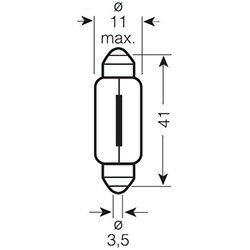 OSRAM フェストン球(舟形電球) 12V ...の紹介画像2