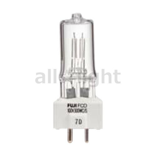 冨士電球　ハロゲン電球 FCD（JIS名称：JP）　ステージ・スタジオ用中型タイプ　GY9．5口金　100V　500W　FCD100V500WCSS