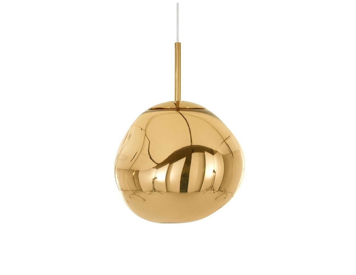Tom Dixon　トム・ディクソン　ペンダントライト　MELT 30 PENDANT CLASSIC（メルト30ペンダントクラシック）　調光　引掛シーリング　2700K　ゴールド　LED電球付き/白熱電球使用可能　MELT30PENDANTCLASSICGOLD