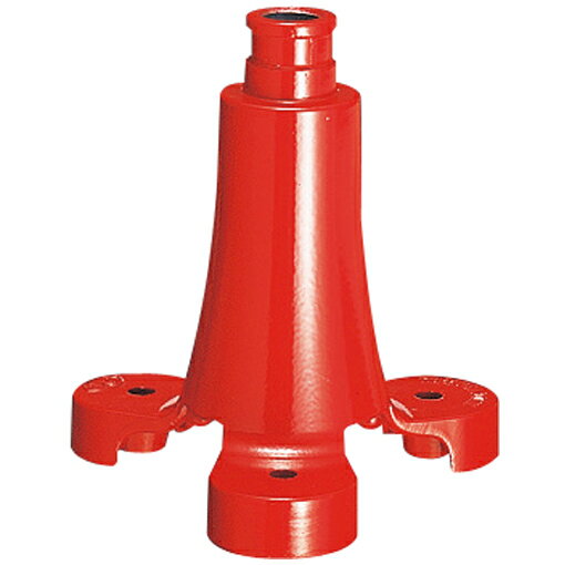 岩崎　アイランプホルダ（投光器）用　三脚台座　高さ80mm　赤色（レッド）　F6