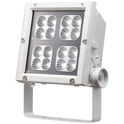 岩崎　LEDioc　FLOOD　NEO（レディオック　フラッド　ネオ）　LED投光器　120クラス　中角タイプ　昼白色（5000K）　本体色：ホワイト　LED一体形　屋外・屋内兼用　耐塩仕様　ECF12040MNSAN8W
