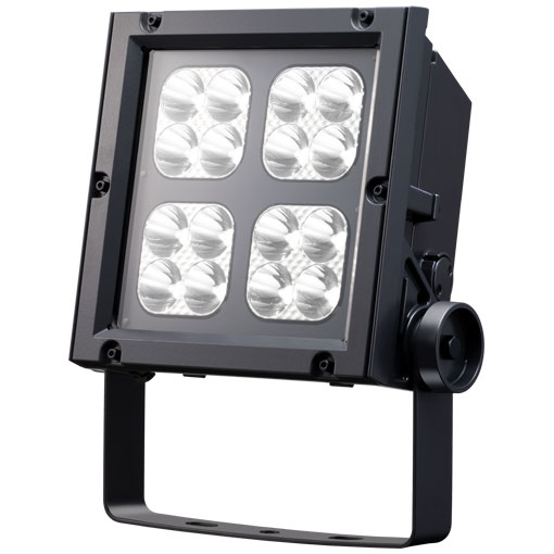 岩崎　LEDioc　FLOOD　NEO（レディオック　フラッド　ネオ）　LED投光器　120クラス　狭角タイプ　昼白色（5000K）　本体色：ダークグレイ　LED一体形　屋外・屋内兼用　耐塩仕様　ECF12040NNSAN8DG ※受注生産品