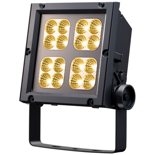 岩崎　LEDioc　FLOOD　NEO（レディオック　フラッド　ネオ）　LED投光器　150クラス　中角タイプ　電球色（2700K）　本体色：ダークグレイ　LED一体形　屋外・屋内兼用　耐塩仕様　ECF15040MLSAN8DG ※受注生産品