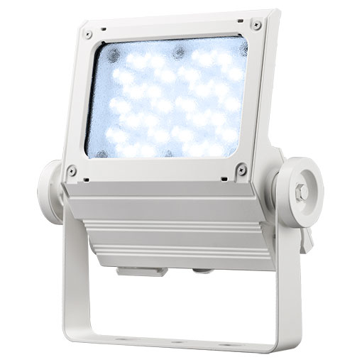 Table, Paper Lamps - 岩崎　LED投光器　LEDiocFLOODNEO(レディオックフラッドネオ)　重耐塩仕様　LED・電源ユニット内蔵形　60クラス　本体色：ホワイト　中角タイプ　昼光色(6500K)　ECF6050MDSAN8W ※受注生産品
