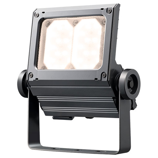 岩崎　LED投光器　LEDiocFLOODNEO(レディオックフラッドネオ)　重耐塩仕様　LED・電源ユニット内蔵形　60クラス　本体色：ダークグレイ　超広角タイプ　電球色(2700K)　ECF6050SWLSAN8DG
