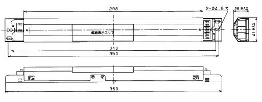 東芝　蛍光灯用インバーター安定器　FHF32・FLR40・FL40　（32W・40W）　2灯用　定格出力固定形　非調光タイプ　FMB2326225R