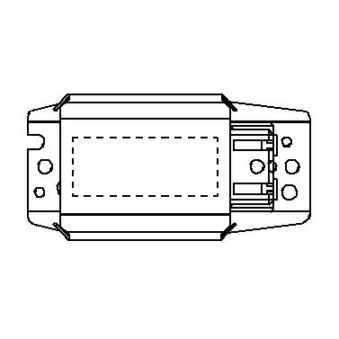 パナソニック グロー式（スタータ形）蛍光灯用安定器 FL10 1灯用 100V 60Hz 半田レス端子（SL端子）付 FZ10111248SW(GX1011MA15)