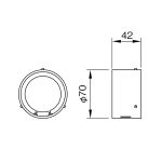 yamada　オプション品　スポットライト用オプションフード　ショートタイプ　TG486