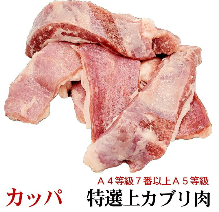 A5A4等級 九州産黒毛和牛カッパ肉 カット済み 約300g 牛肉 焼肉 【冷凍】のサムネイル