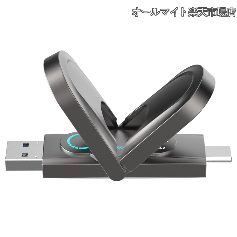 【送料無料】外付けSSD 1TB USB3.2Gen2 2in1 リード/ライト速度最大1000MB/s USB A USB C対応 亜鉛合金 50g ミニポータブルssd 耐衝撃メーカー5年保証 US9