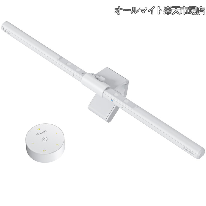Rakuten - 【送料無料】モニターライト PC照明 41cm 非対称光学設計 自動調光 タッチ＆リモコン操作 3000K-6500K調節 USB給電 ブルーライトカット Ra98高演色 省スペース 取り付け簡単 在宅ワーク/ゲーム/読書用