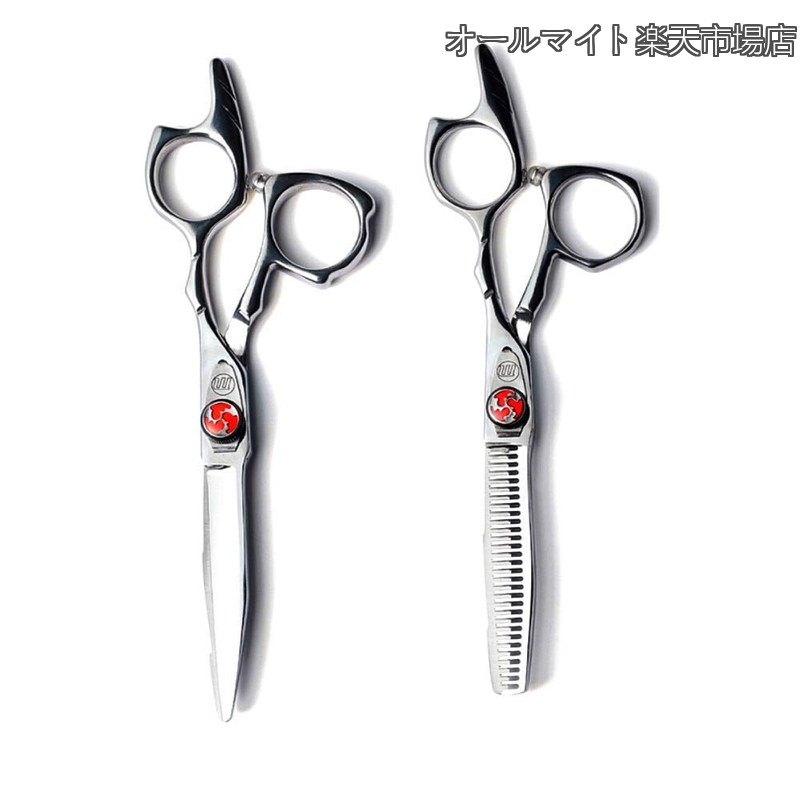 Rakuten - 【送料無料】カットハサミ 散髪 美容師 自宅カット 5.5inch スキ率20%+ ベースカット 質感調整 切れ味 パワー重視
