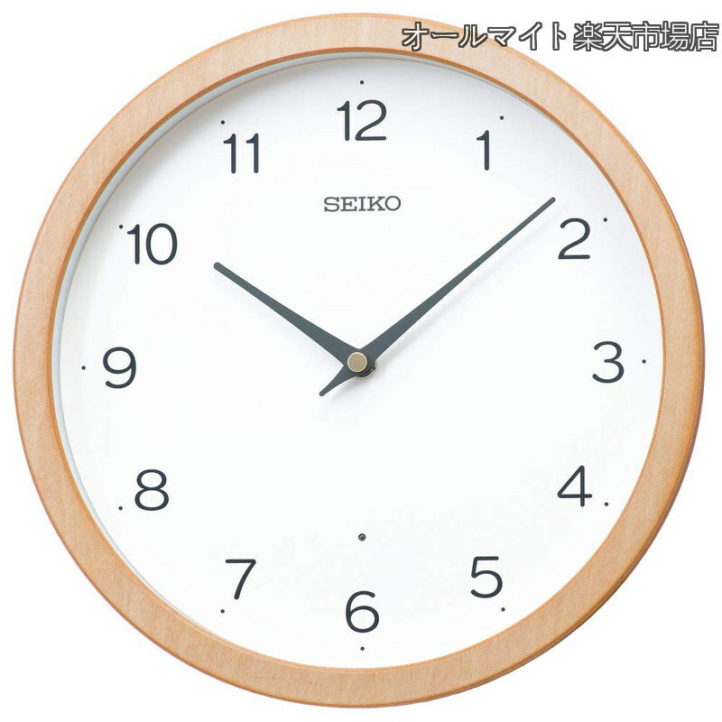 Rakuten - 【送料無料】電波 アナログ 天然色木地 直径270×48mm KX267B