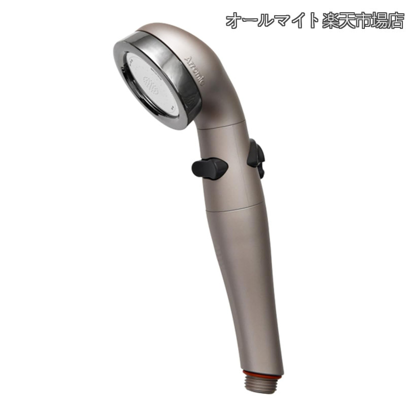 Rakuten - 【送料無料】シャワーヘッド 節水 高水圧 水量調整可 止水ボタン シャンパンゴールド 日本製 ST-C3BD