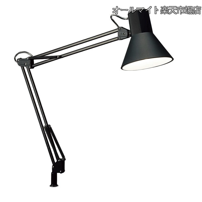 Shomei) Z-LIGHT LEDデスクライト 合金鋼 ブラック E26LED電球 昼白色 Z-108NB