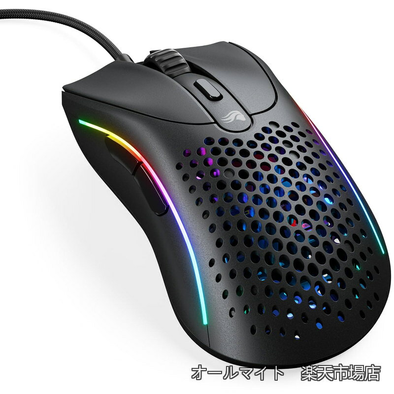 Model D 2 Wired Matte Black 軽量 有線 ゲーミングマウス GLO-MS-DV2-MB MS0717