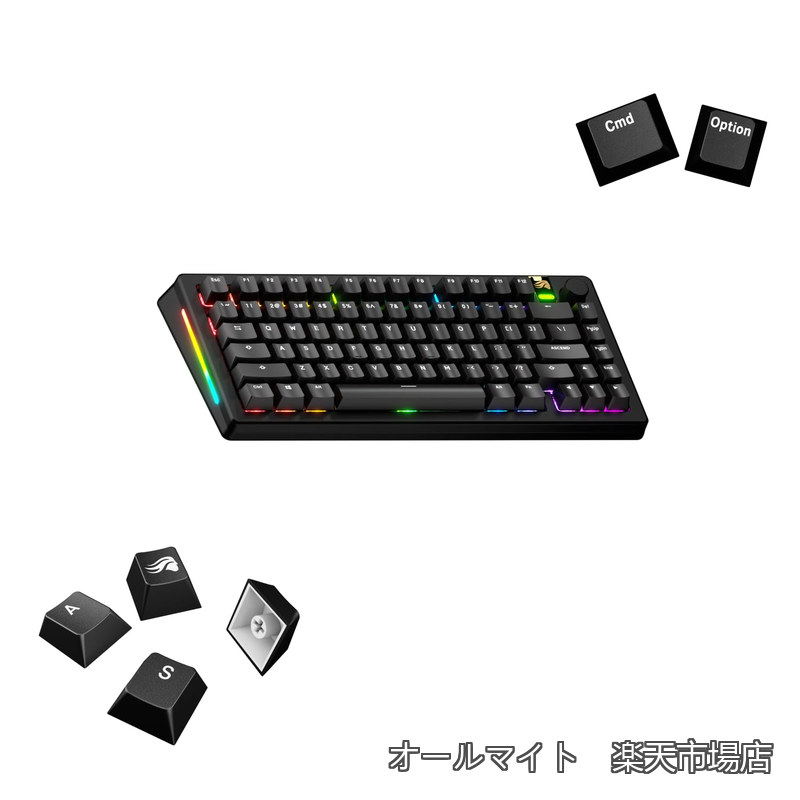 GPBT Basics Keycaps Classic Black - US - Retail GLO-KB-ACC-KC-GPBT-BA-CBLK-US KB0857