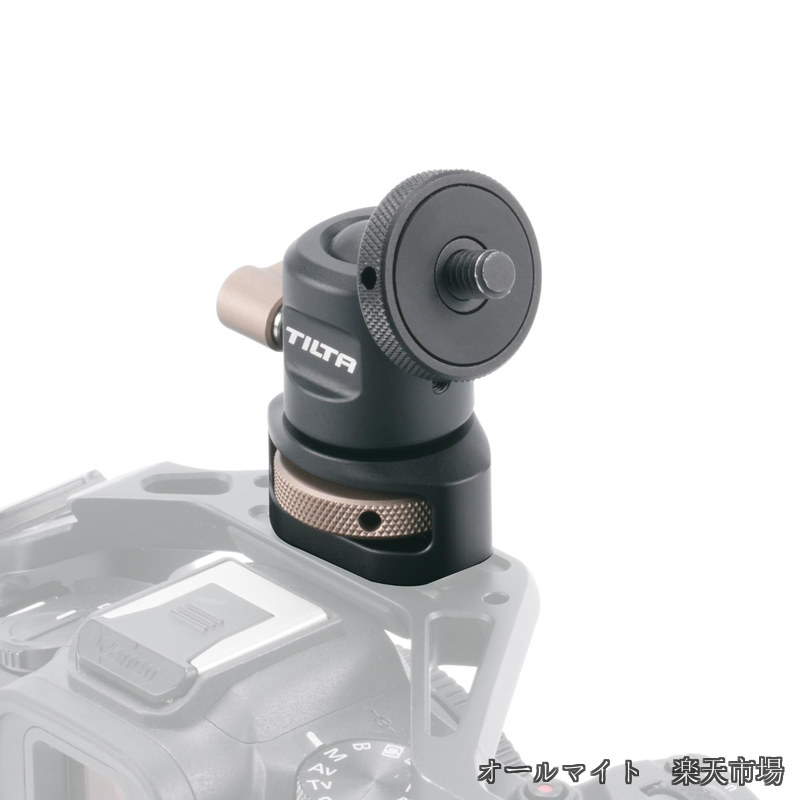 ミニボール雲台 Tilta Mini Ball Head Mount(1/4"-20 with Locating Pins) (TA-MBH-1420-B)