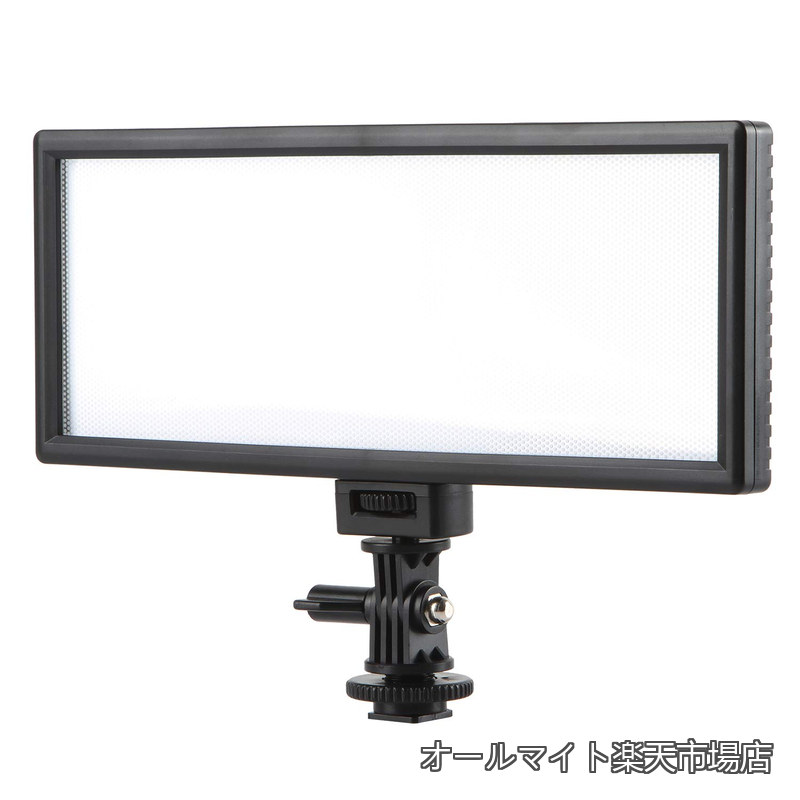 【送料無料】L132T LEDビデオライト 撮影ライト 超薄型 写真撮影用補助灯 3300K-5600K 1065LM CRI95+ 商品・人物・動画撮影 一眼レフカメラ対応 (バッテリーなし/DCアダプターなし)