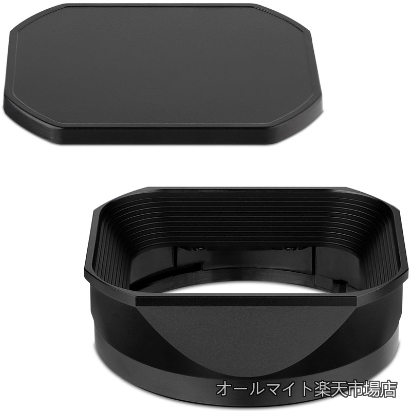 Rakuten - 【送料無料】メタルスクエアレンズフード、Fujifilm Fujinon Fuji XF 16-50mm F2.8-4.8 R LM WR用&XF33mm F1.4 R LM WR、XF 23mm f/1.4 R LM WRレンズ用、X-T5 X-T4 XT50 XH2カメラの 交換用レンズフード LH-XF23 II/LH-XF23-2