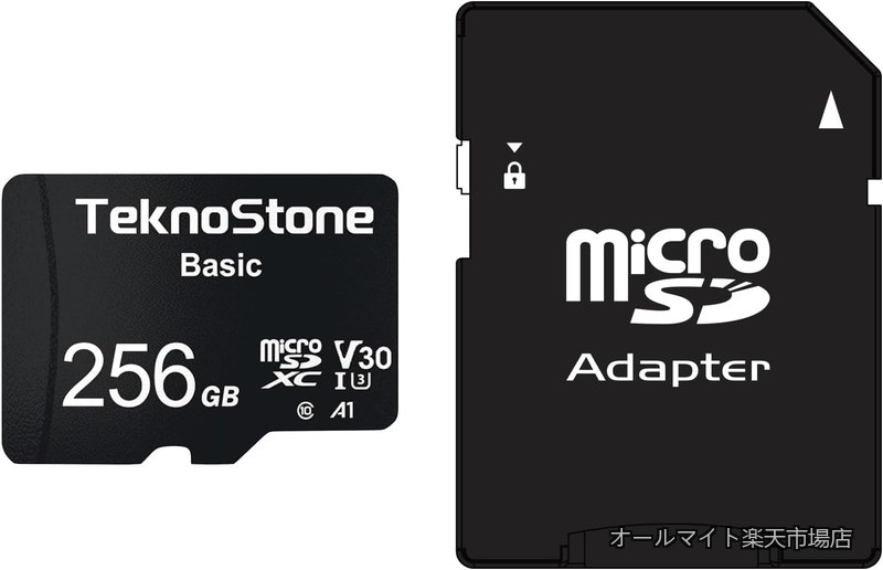 【送料無料】256GB microSDXC UHS-I U3 V30 A1 読み込み最大100MB/s Nintendo Switch対応 4K対応 ドライブレコーダー 防犯カメラ対応 SDアダプター付き 日本国内サポート メーカー保証6年