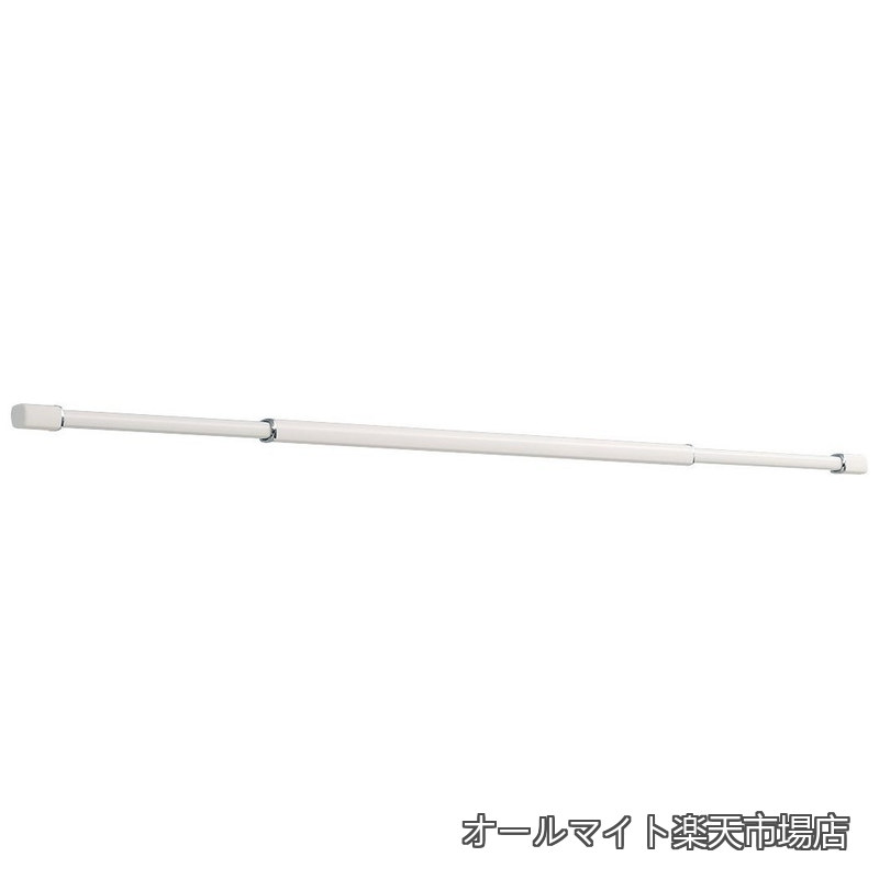 【送料無料】室内用物干し竿セット 【物干金物・竿立てホルダー付】 ホスクリーン ホワイト 95cm~154cm QSC-15-W