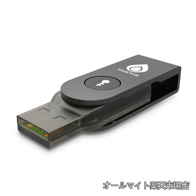 Pro-A FIDO2 セキュリティキーパスキーデバイス USB A & NFC TOTP/HOTP 認証アプリ FIDO 2.0 2要素認証 2FA MFA Windows macOS/Linux/Gmail/Facebook/Dropbox/GitHubに対応